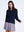 Lucky In Love Mini Cable 1/4 Zip Sweater - Navy