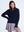 Lucky In Love Mini Cable 1/4 Zip Sweater - Navy