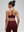 CRZ Yoga Butterluxe Y Back Spaghetti Strap Bra- Red Merlot