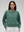 CRZ Yoga SoftAura Crewneck Pullover Sweatshirt- Dark Forest Green