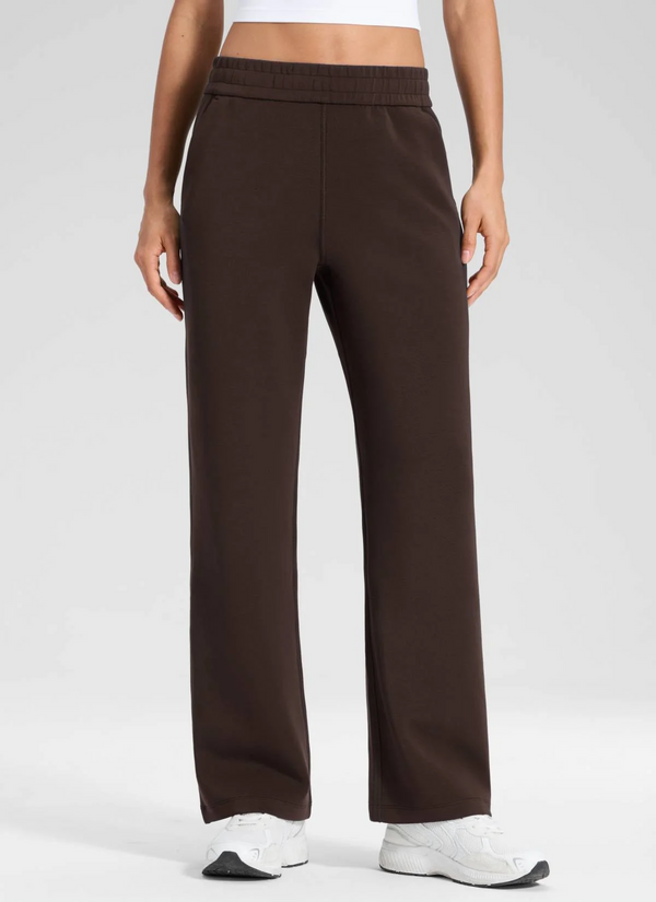 CRZ Yoga SoftAura High Rise Sweatpant 31"- Hot Fudge Brown