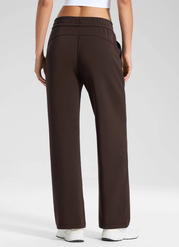 CRZ Yoga SoftAura High Rise Sweatpant 31"- Hot Fudge Brown