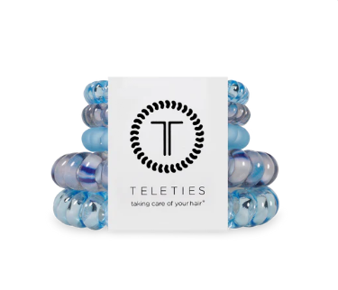 Teleties Mix Pack Hair Ties- Blue Lagoon