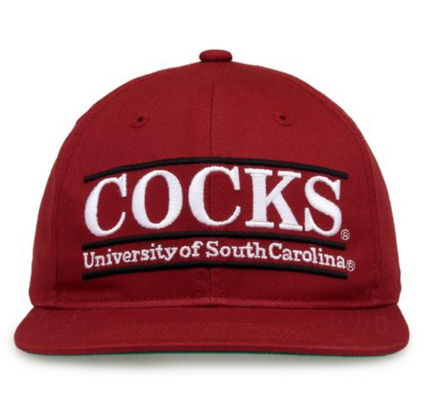 South Carolina Gamecocks Retro Bar Cap- Garnet