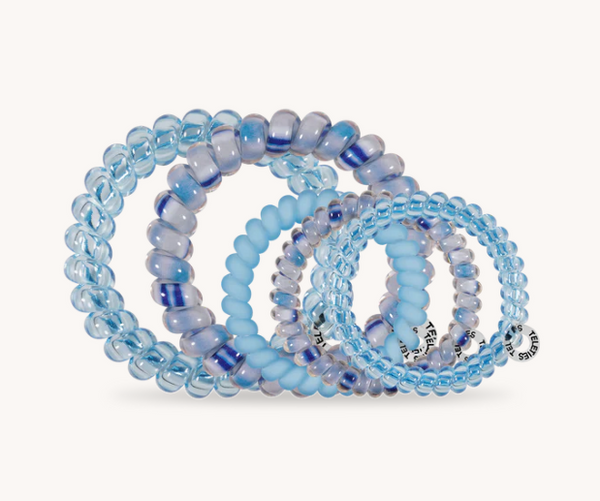 Teleties Mix Pack Hair Ties- Blue Lagoon