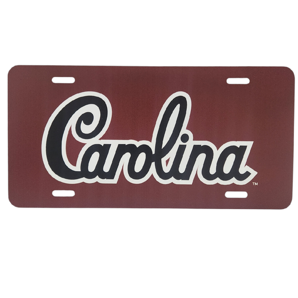 South Carolina Gamecocks Carolina Script License Plate