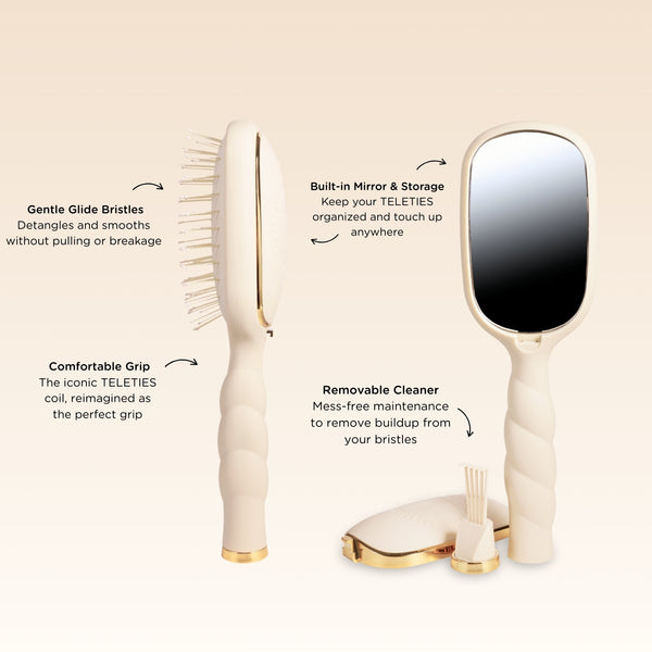 Teleties Detangler Brush- Thick Hair