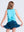Lucky In Love Girls Tie Break Tank - Parrot