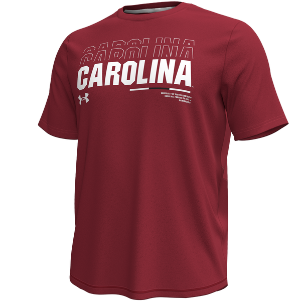 Under Armour Garnet South Carolina Gamecocks 2024 Sideline Football Performance T-Shirt- Garnet