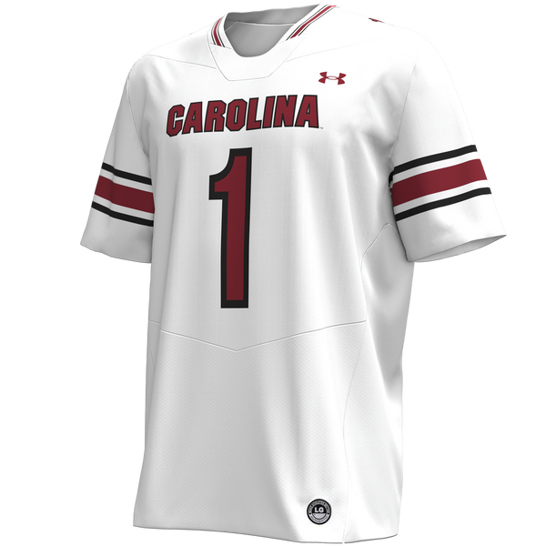 South Carolina Gamecocks Under Armour Replica Football Jersey - White