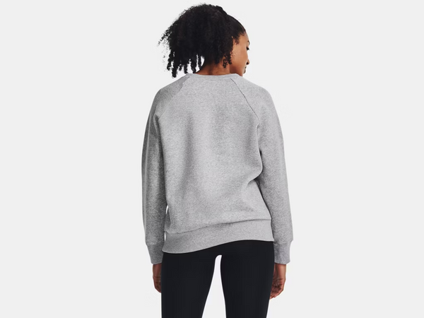 UA Rival Fleece Crew- Mod Gray Light Heather