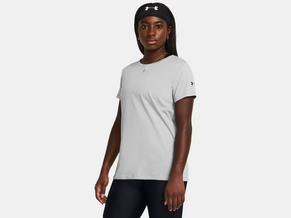 UA Athletics Short Sleeve Tee- Mod Grey Medium Heather