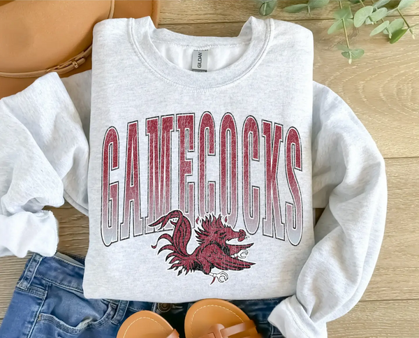 South Carolina Vintage Gamecocks Fleece Crewneck