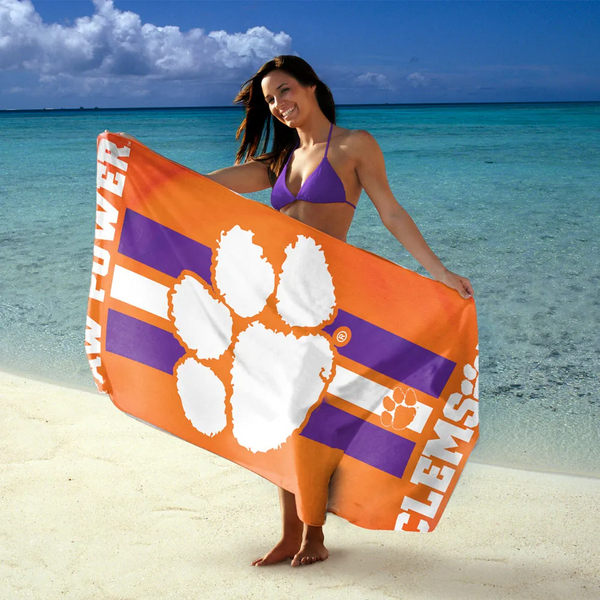 Clemson Tigers Beach Towel 30"x60"