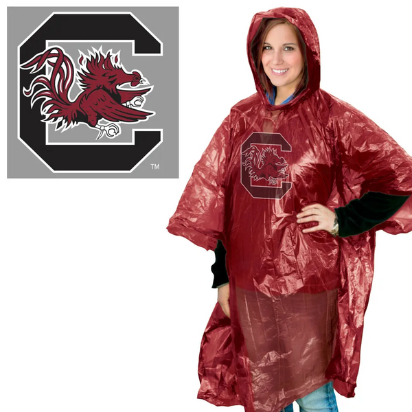 Gamecock Rain Poncho