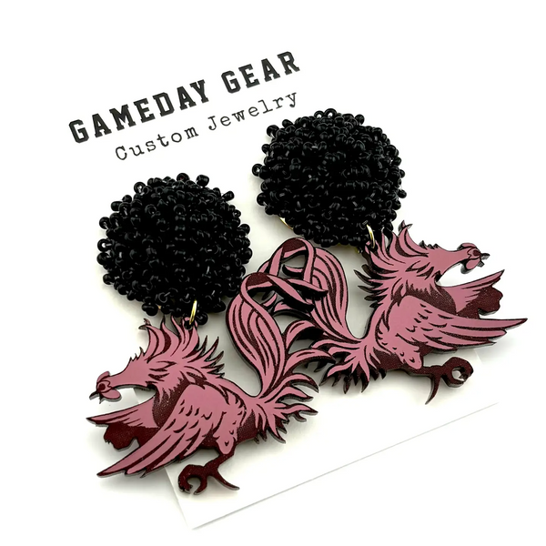 South Carolina Gamecock Earrings