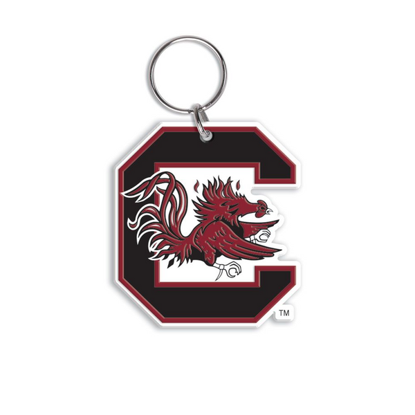 Gamecocks Block C Flex Key Ring