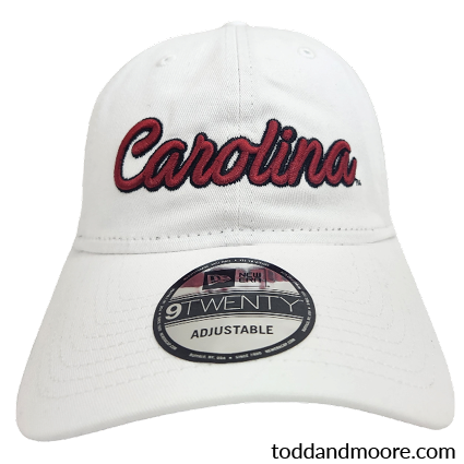 South Carolina Gamecocks "Carolina" Script White Cap