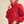 Dove Funnel Neck Half Zip Pullover- Tomato Red