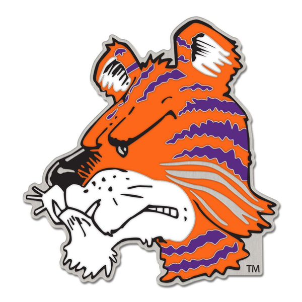 Clemson Tiger Retro Pin