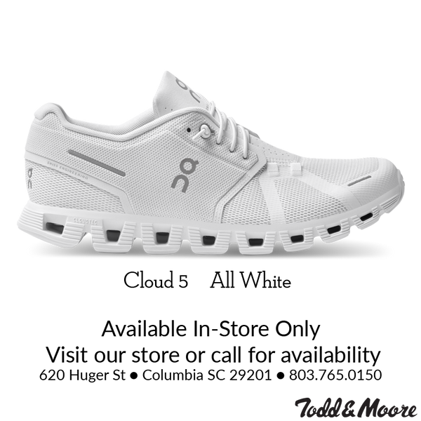 On Men's Cloud 5 All White