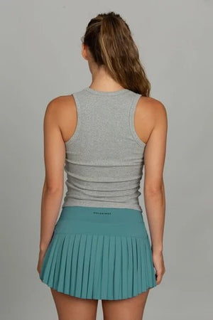 Emerald Lagoon Pleated Tennis Skirt