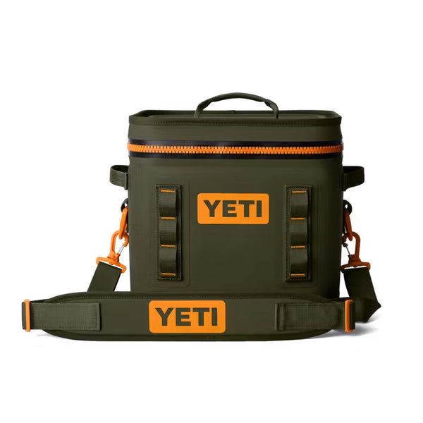 YETI Hopper Flip 12 - Olive/King Crab Orange