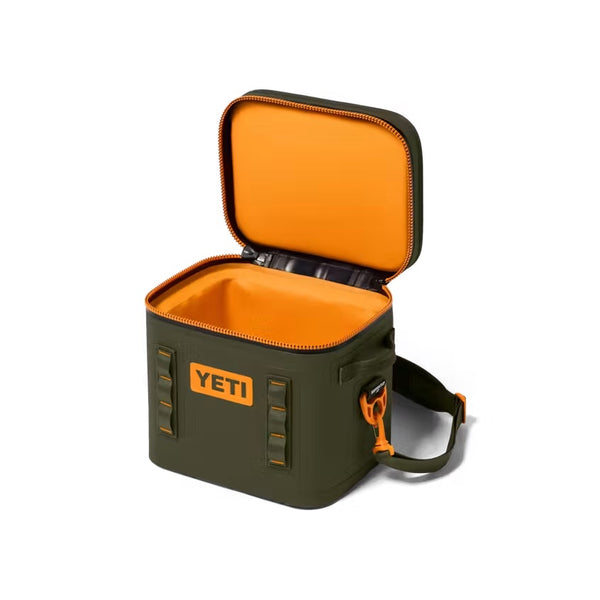 YETI Hopper Flip 12 - Olive/King Crab Orange