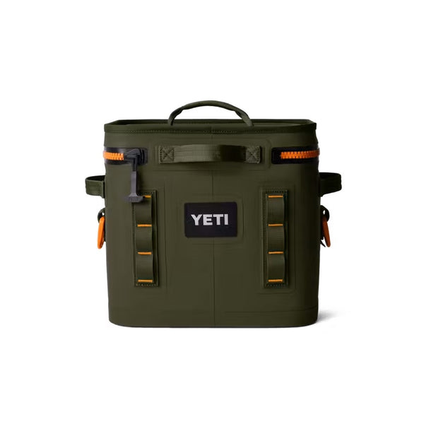 YETI Hopper Flip 12 - Olive/King Crab Orange