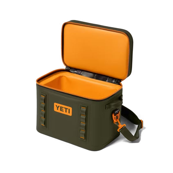 YETI Hopper Flip 18 - Olive/King Crab Orange