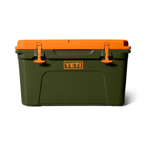 YETI Tundra 45 Cooler - Olive/King Crab Orange