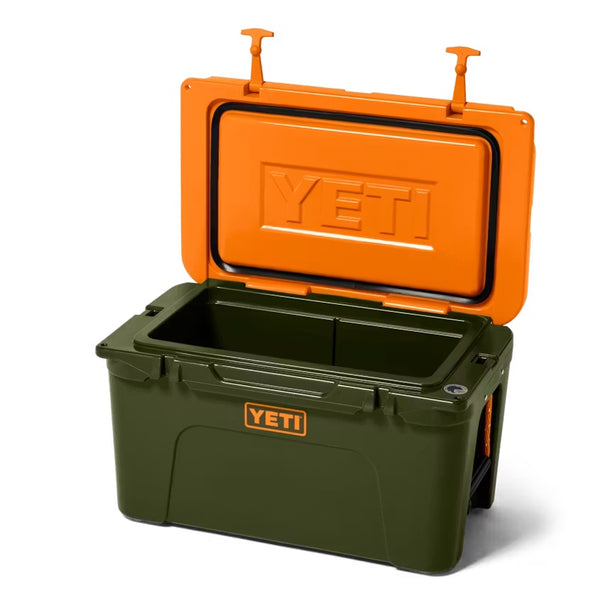 YETI Tundra 45 Cooler - Olive/King Crab Orange