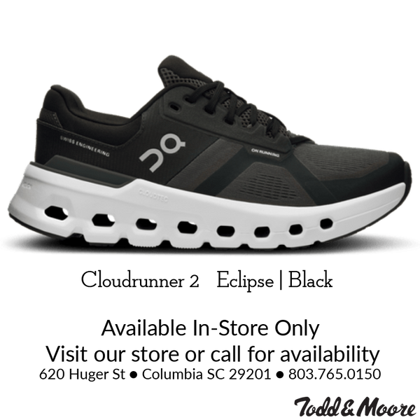 On Women's Cloudrunner 2 Eclipse|Black