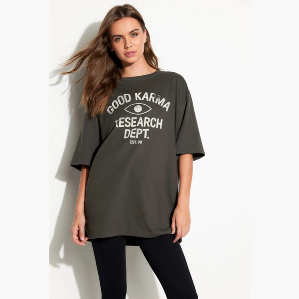 Good Karma Boyfriend Tee- Spiritual Gangster