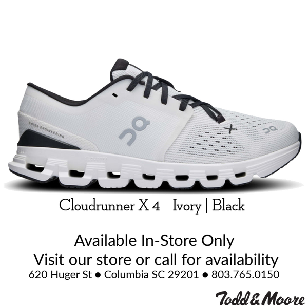 On Women's Cloud X 4 Ivory|Black