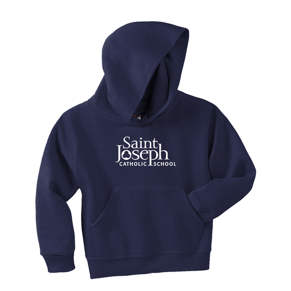St. Joseph Youth Jerzees Hoodie Navy