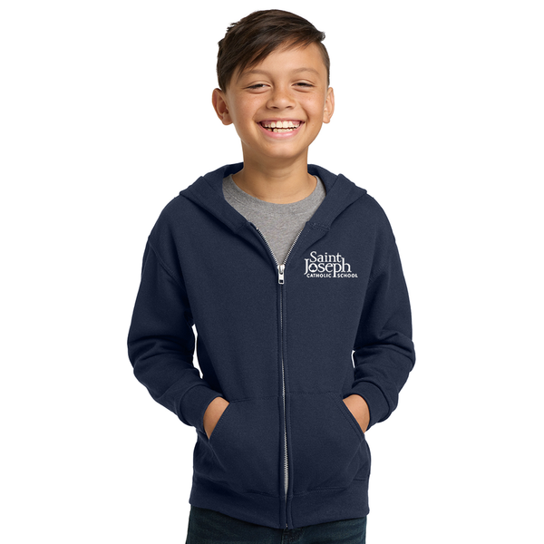 St. Joseph Youth Jerzees Full Zip Hoodie