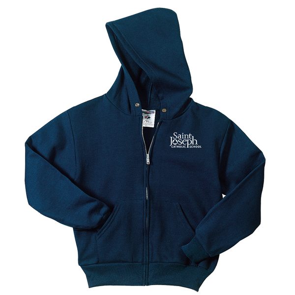 St. Joseph Youth Jerzees Full Zip Hoodie