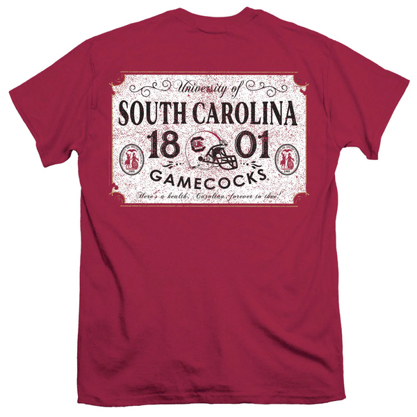 South Carolina Gamecocks Retro Sign Tee