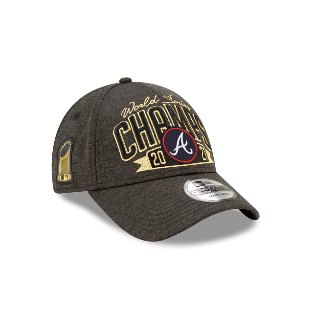 Men's Atlanta Braves New Era Navy 2021 World Series Champions Locker Room  Replica 9FORTY Adjustable Hat