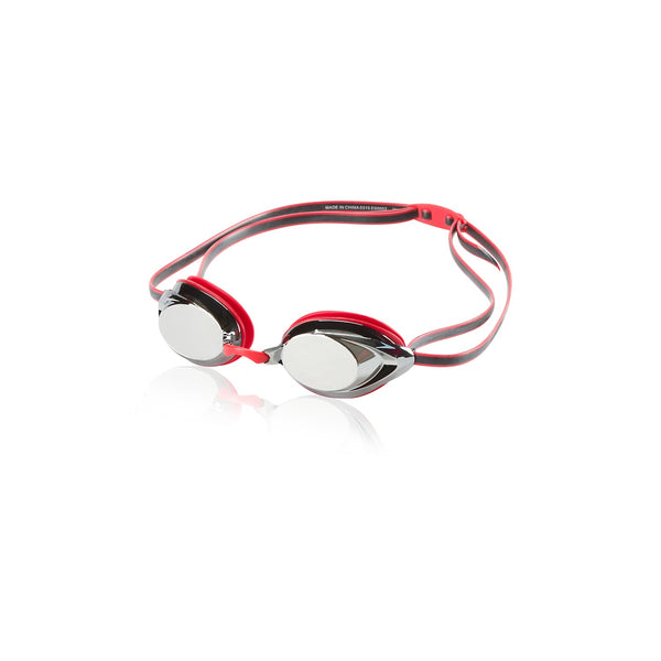 Speedo Vanquisher 2.0 Mirrored Goggles in Speedo Red