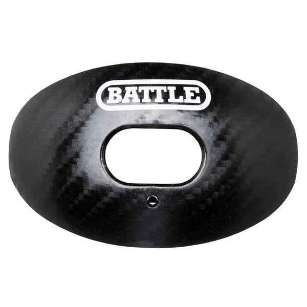 Battle "Carbon" Oxygen Football Mouthguard - Black