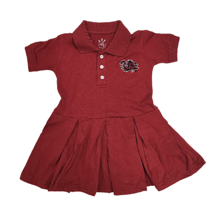 USC Gamecocks Polo Dress Garnet