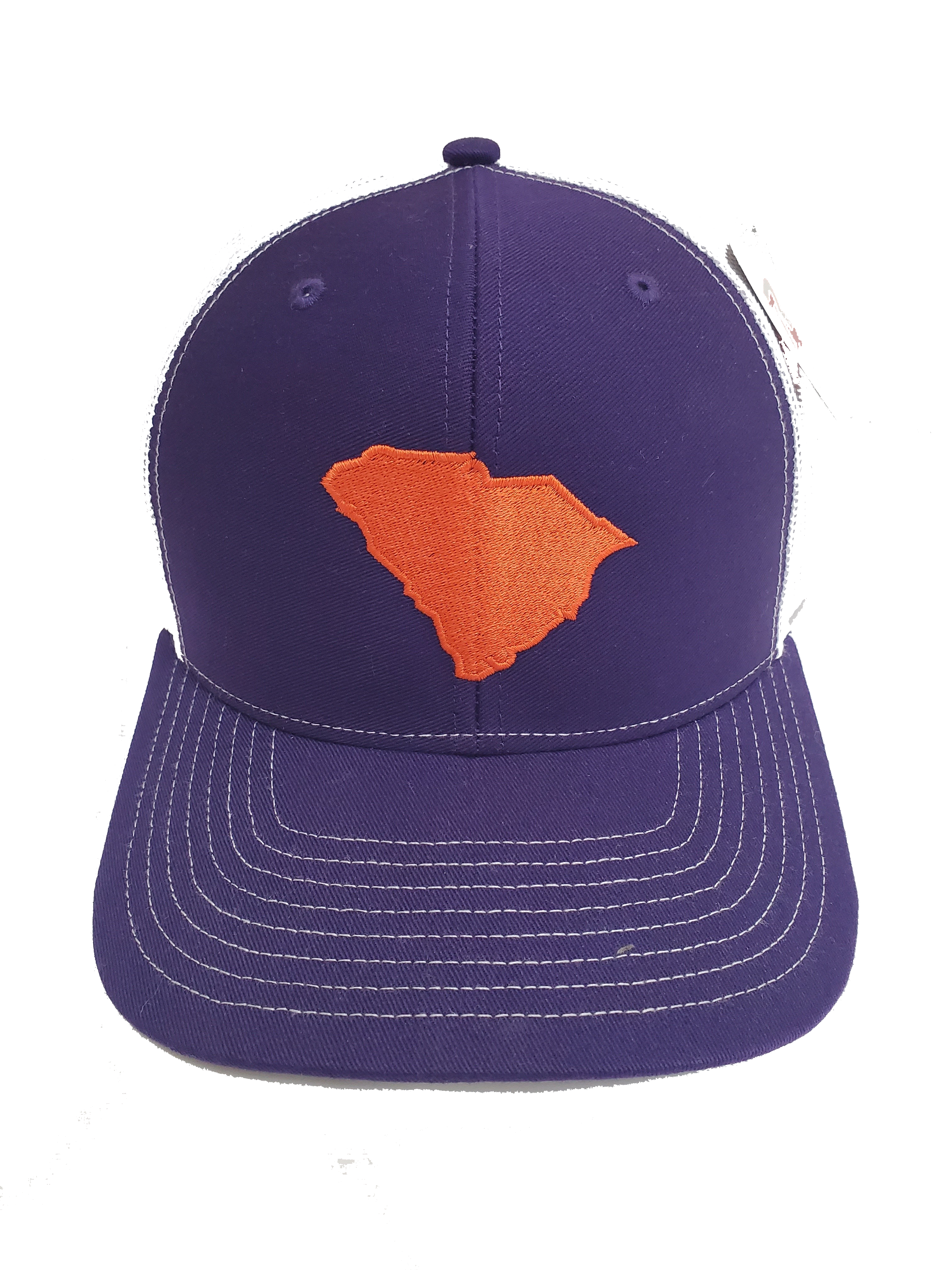 South Carolina Clemson Vintage Purple Crown Rope Snapback Hat Cap  Embroidered