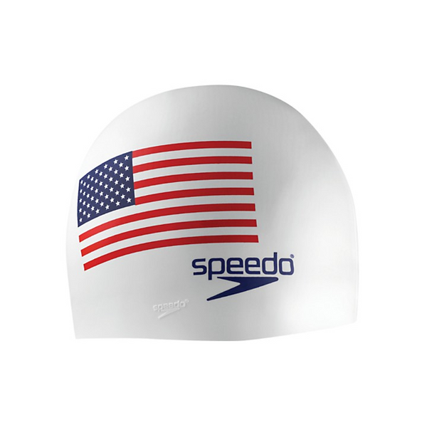 Silicone USA Flag Cap by Speedo (2 colors)