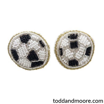 Gameday Soccer Earrings - Post